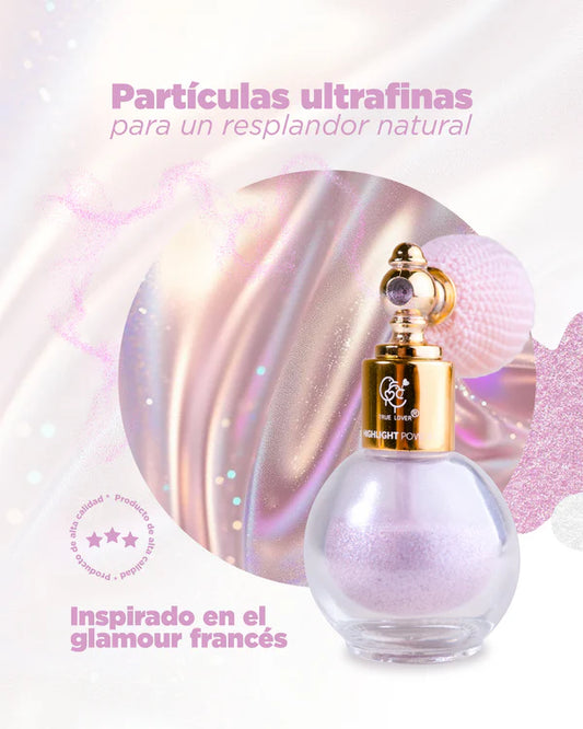 Polvo de Hada Highlight Powder - True Lover | Kunxtor Pink Glow