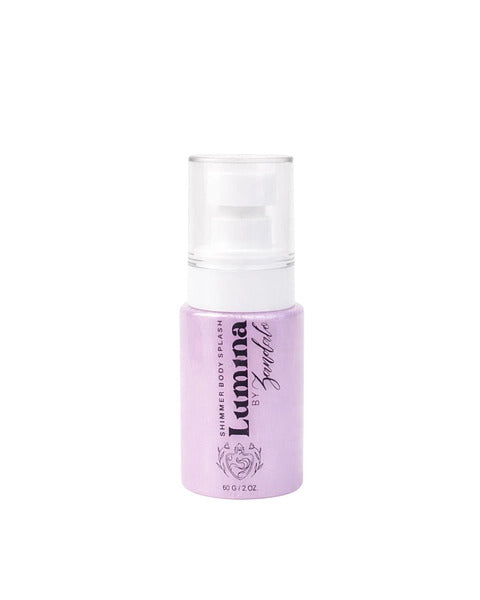Mini Lumina Morado | Body Shimmer Vainilla Pistacho - Zandalo | Kunxtor Pink Glow