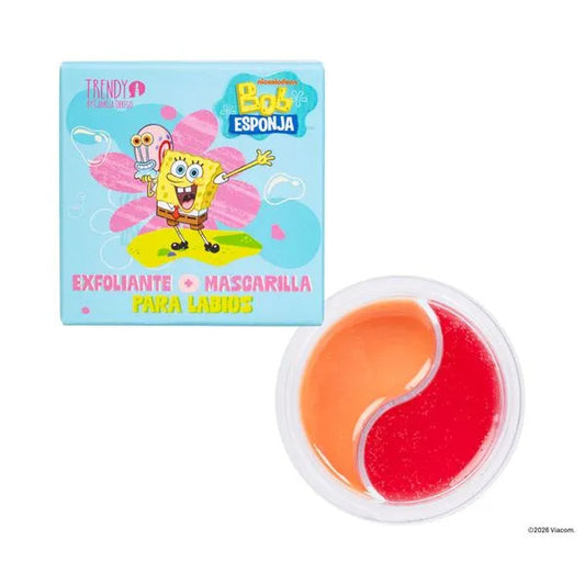 Duo Exfoliante Mascarilla de Labios Bob Esponja - Trendy | Kunxtor Pink Glow