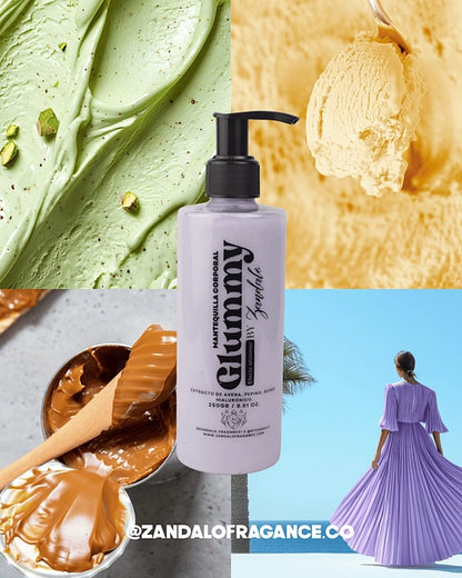 Glummy Morada | Mantequilla Corporal Vainilla Pistacho - Zandalo | Kunxtor Pink Glow
