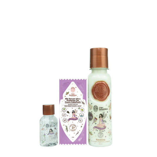Kit Keratina 120 Ml + Bioserum Ritual Botánico - Ritual Botanico | Kunxtor Pink Glow