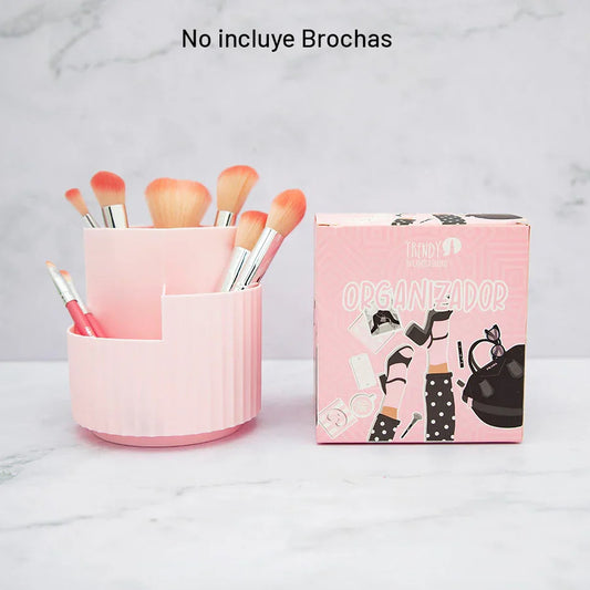 Organizador Brochas Redondo - Trendy | Kunxtor Pink Glow