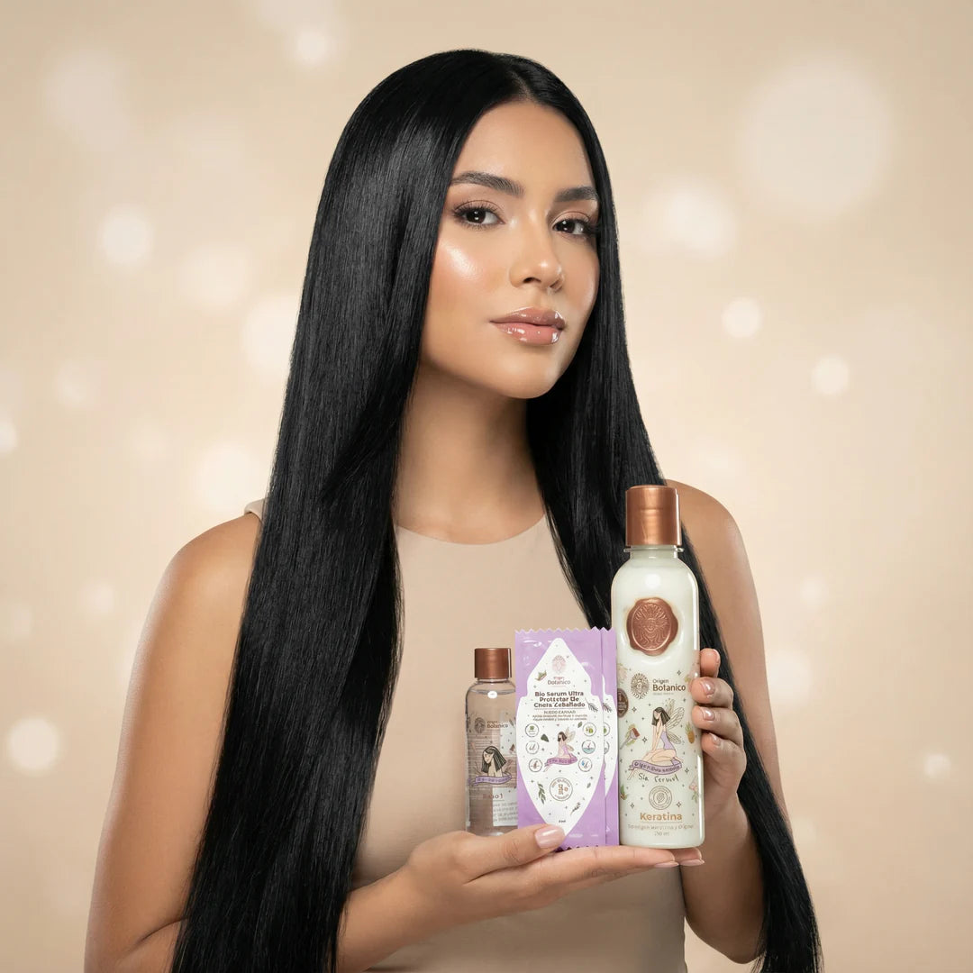 Kit Keratina 250 Ml + Bioserum Ritual Botánico - Ritual Botanico | Kunxtor Pink Glow