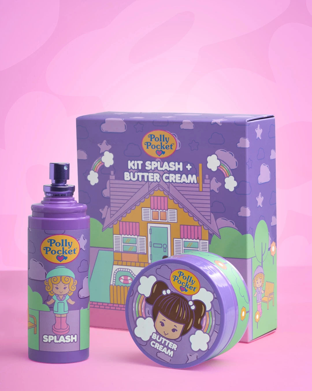 Kit Corporal Polly Pocket Morado Ref MT2397