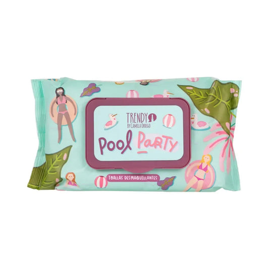 Toallas Desmaquillantes Pool Party - Trendy | Kunxtor Pink Glow