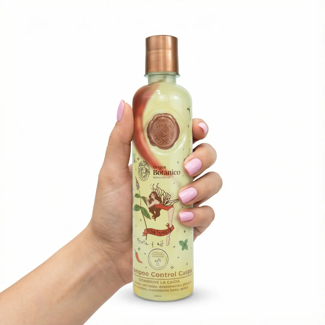 Shampoo Control Caspa con Menta y Ají 400ml