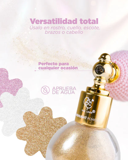Polvo de Hada Highlight Powder - True Lover | Kunxtor Pink Glow
