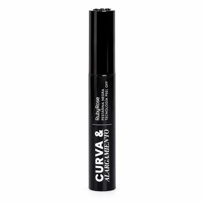 Pestañina Peel Off Curva Y Alargamiento Negra Ruby Rose