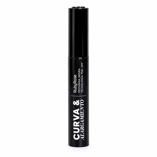 Pestañina Peel Off Curva Y Alargamiento Negra Ruby Rose