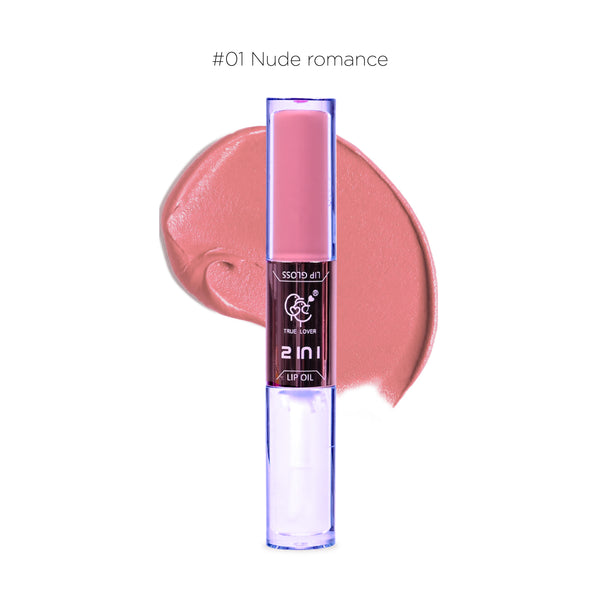 Labial y Lip Oil Dúo Dos en Uno