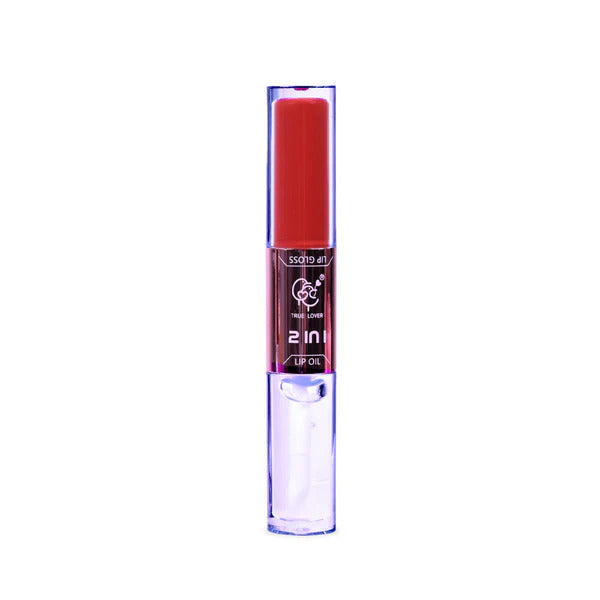 Labial y Lip Oil Dúo Dos en Uno - True Lover | Kunxtor Pink Glow