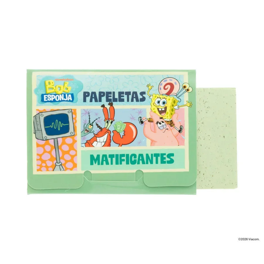 Papeletas Matificantes Bob Esponja Ref Pmb2486