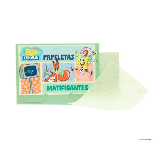 Papeletas Matificantes Bob Esponja - Trendy | Kunxtor Pink Glow