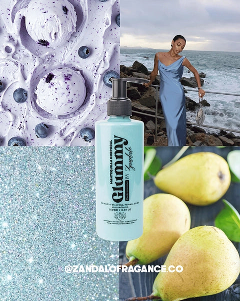 Glummy Mora Azul | Mantequilla Corporal Hidratante - Zandalo | Kunxtor Pink Glow