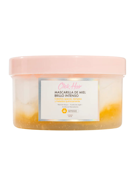 Mascarilla de miel brillo intenso