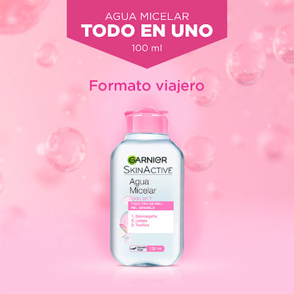 Agua Micelar Todo en 1 100ml Garnier - Garnier | Kunxtor Pink Glow